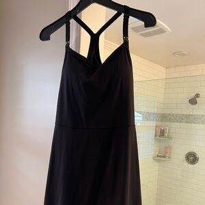 Kindred Bravely Black Strapless Racerback Nursing Dress